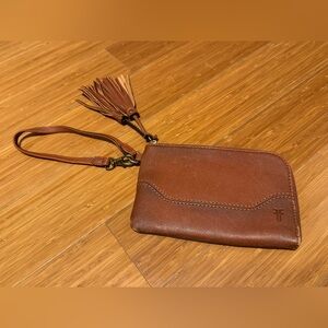 Frye Authentic Leather Wristlet